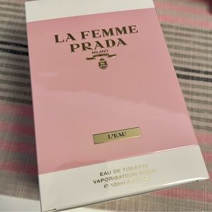 BNIB Eau de toilette La Femme Prada Water 100 ml / 3.4 fl oz.